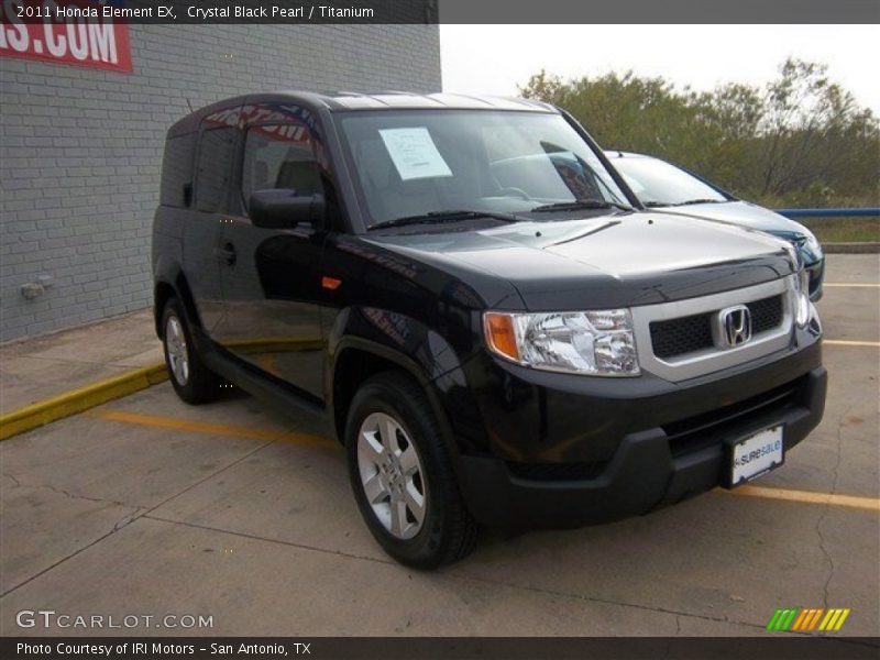 Crystal Black Pearl / Titanium 2011 Honda Element EX