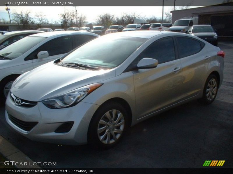 Silver / Gray 2012 Hyundai Elantra GLS