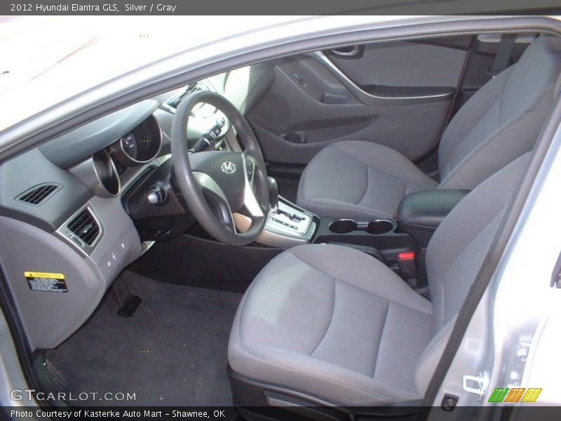 Silver / Gray 2012 Hyundai Elantra GLS