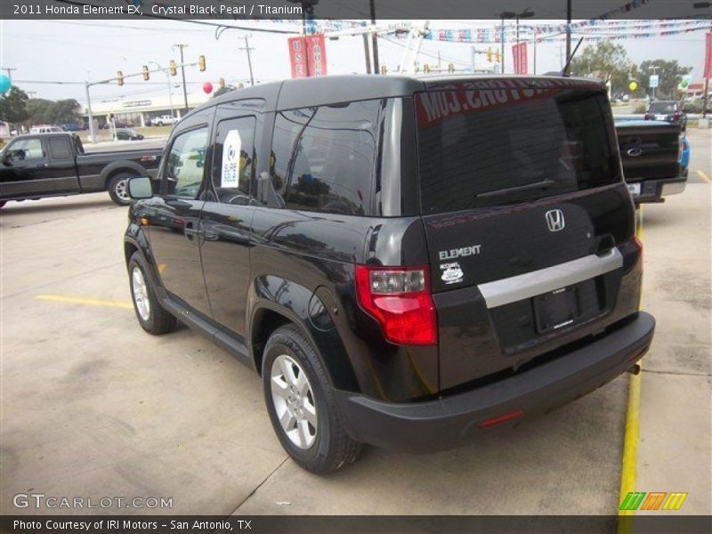Crystal Black Pearl / Titanium 2011 Honda Element EX