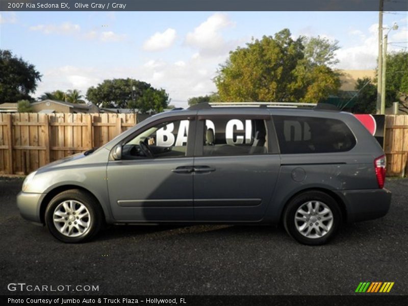 Olive Gray / Gray 2007 Kia Sedona EX