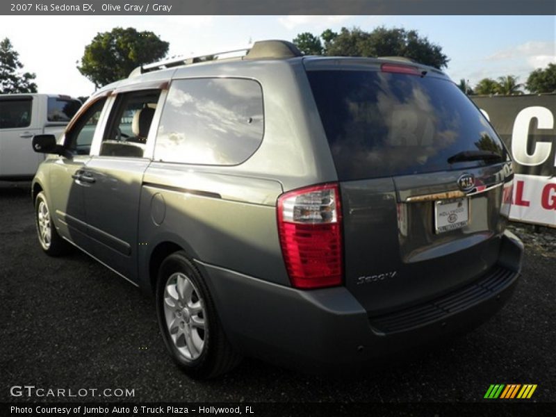 Olive Gray / Gray 2007 Kia Sedona EX