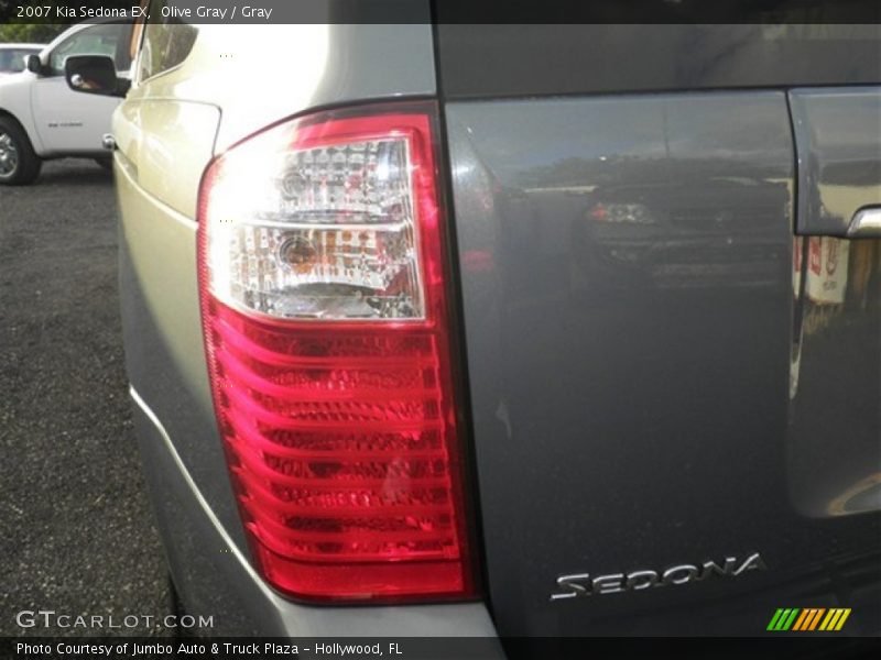 Olive Gray / Gray 2007 Kia Sedona EX