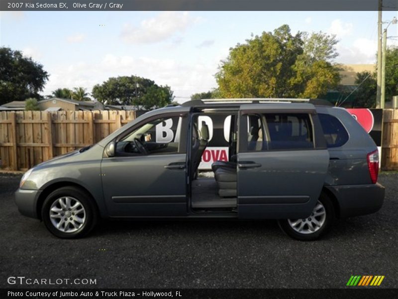 Olive Gray / Gray 2007 Kia Sedona EX