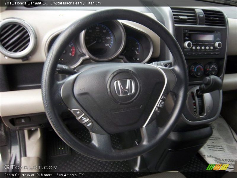 Crystal Black Pearl / Titanium 2011 Honda Element EX