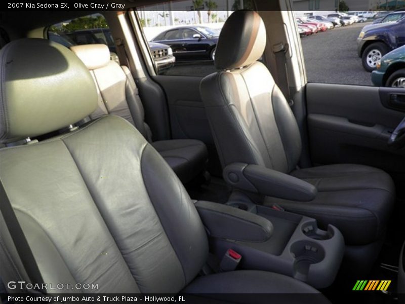 Olive Gray / Gray 2007 Kia Sedona EX