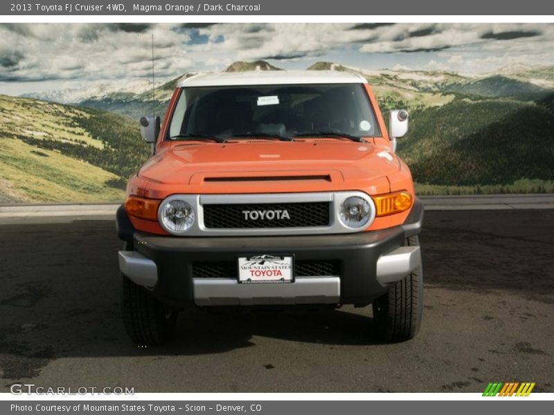 Magma Orange / Dark Charcoal 2013 Toyota FJ Cruiser 4WD