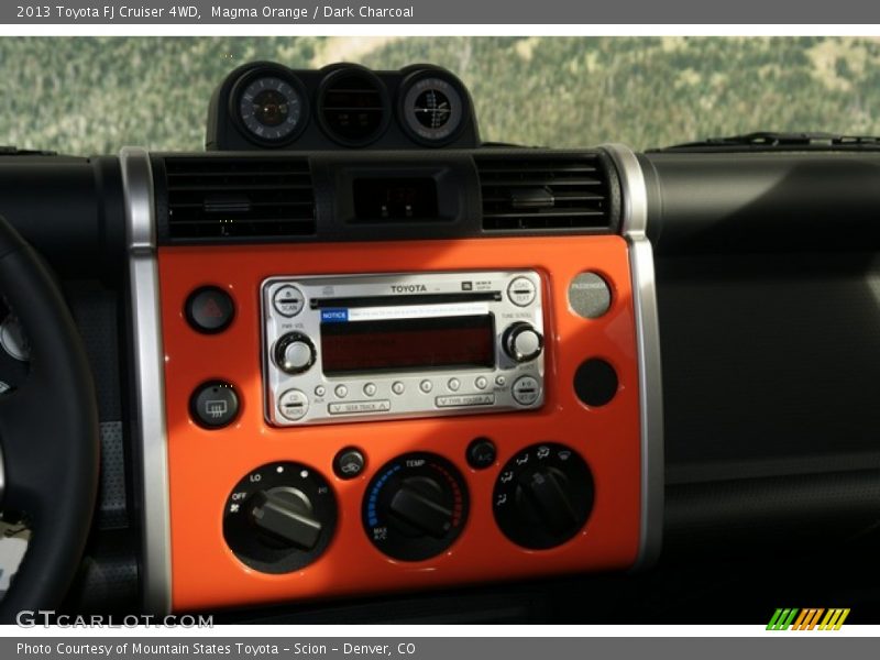 Magma Orange / Dark Charcoal 2013 Toyota FJ Cruiser 4WD