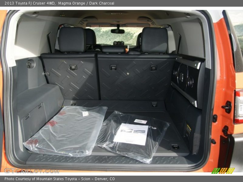 Magma Orange / Dark Charcoal 2013 Toyota FJ Cruiser 4WD