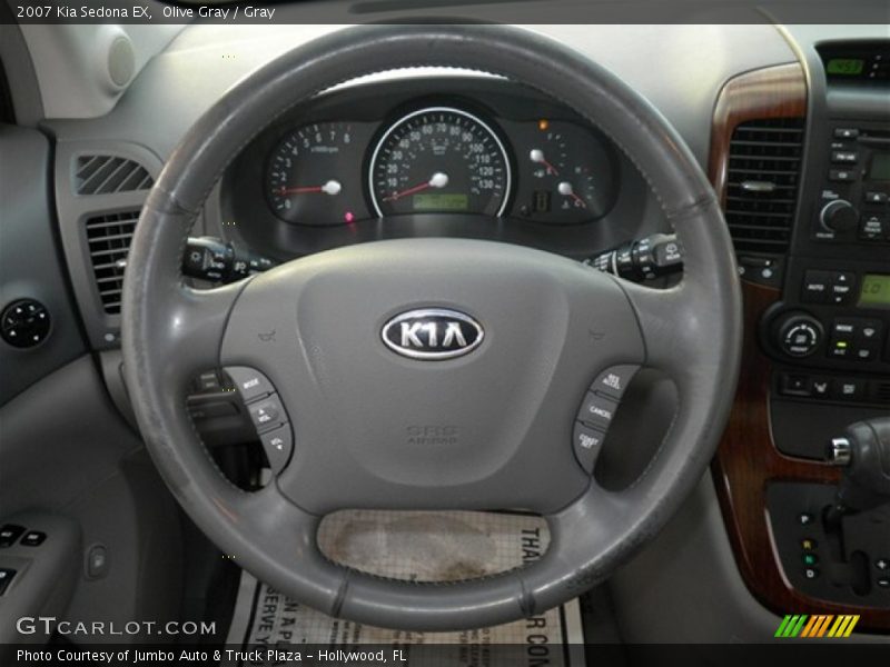 Olive Gray / Gray 2007 Kia Sedona EX