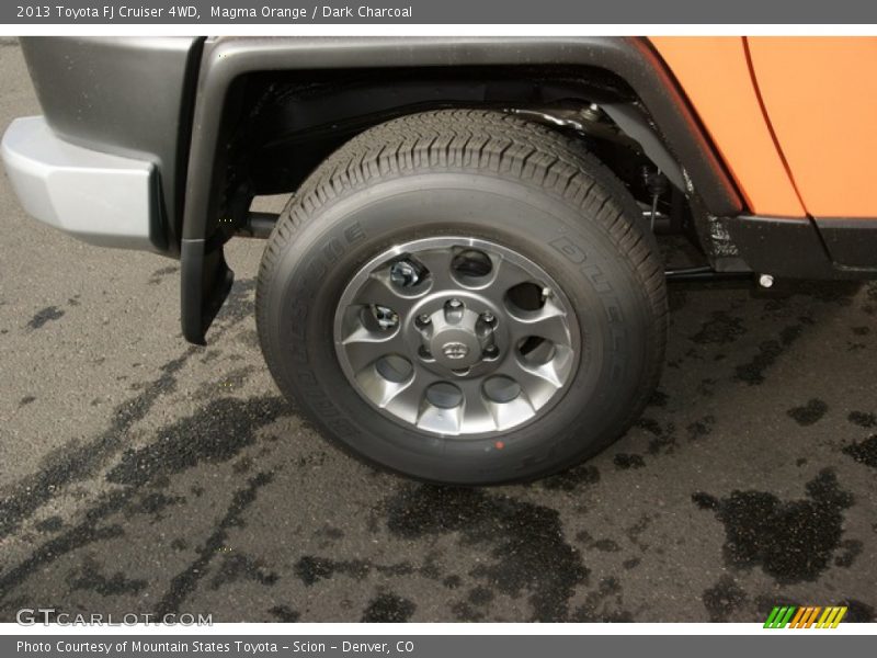 Magma Orange / Dark Charcoal 2013 Toyota FJ Cruiser 4WD