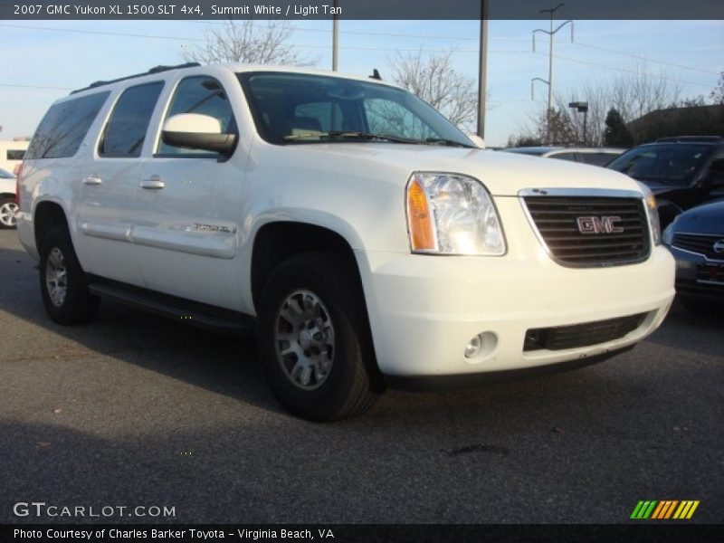 Summit White / Light Tan 2007 GMC Yukon XL 1500 SLT 4x4