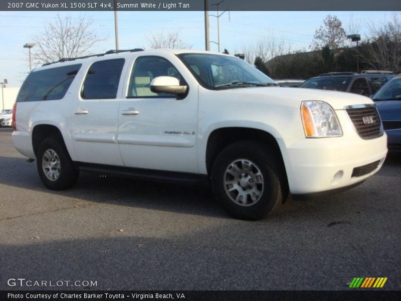 Summit White / Light Tan 2007 GMC Yukon XL 1500 SLT 4x4
