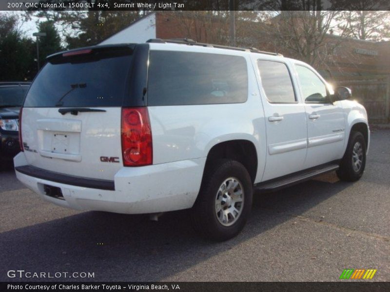 Summit White / Light Tan 2007 GMC Yukon XL 1500 SLT 4x4