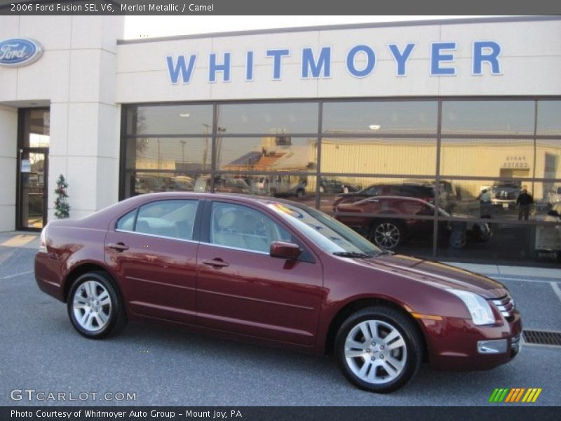 Merlot Metallic / Camel 2006 Ford Fusion SEL V6