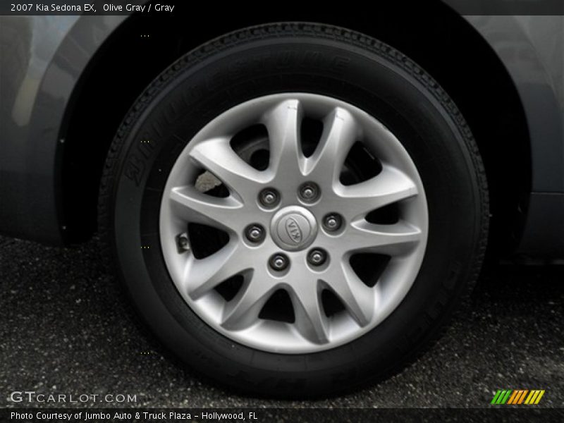 Olive Gray / Gray 2007 Kia Sedona EX