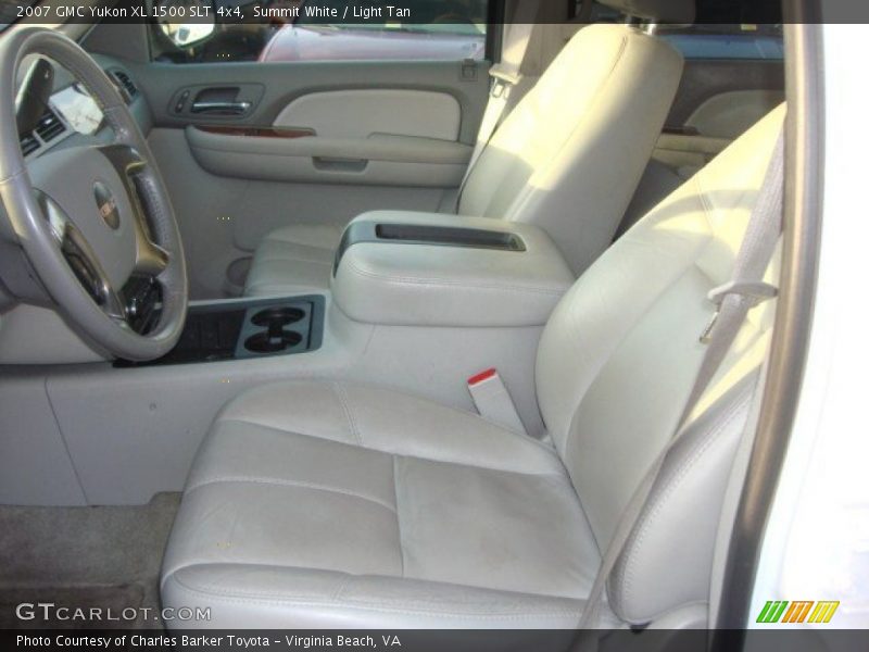 Summit White / Light Tan 2007 GMC Yukon XL 1500 SLT 4x4