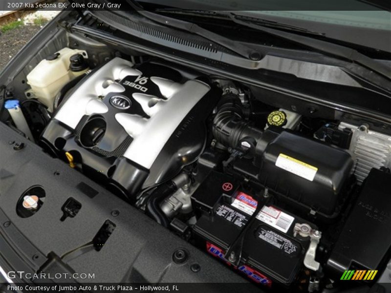 Olive Gray / Gray 2007 Kia Sedona EX