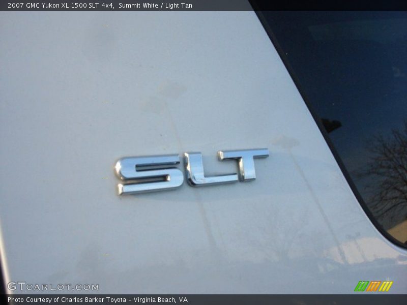 Summit White / Light Tan 2007 GMC Yukon XL 1500 SLT 4x4