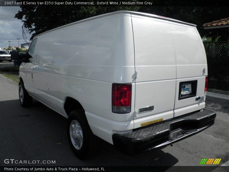 Oxford White / Medium Flint Grey 2007 Ford E Series Van E350 Super Duty Commercial