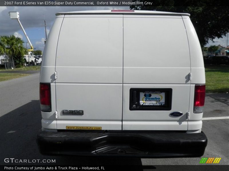 Oxford White / Medium Flint Grey 2007 Ford E Series Van E350 Super Duty Commercial