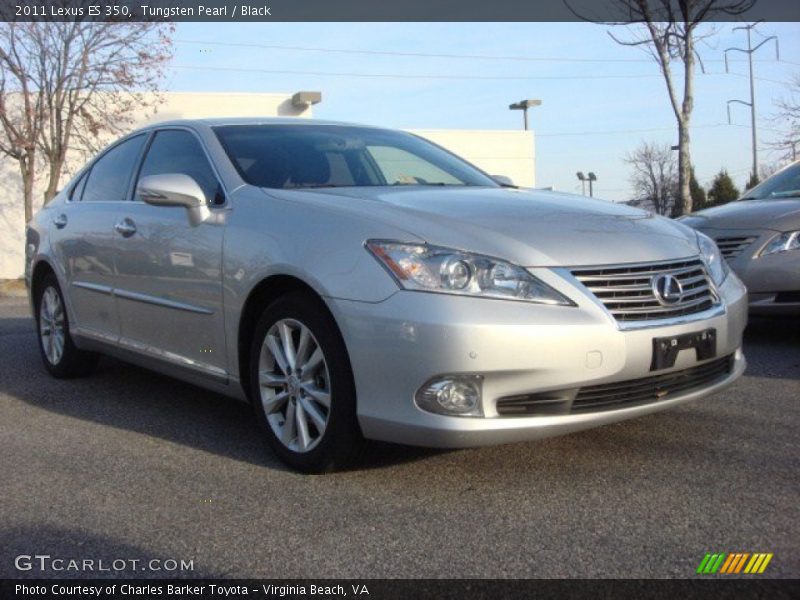 Tungsten Pearl / Black 2011 Lexus ES 350
