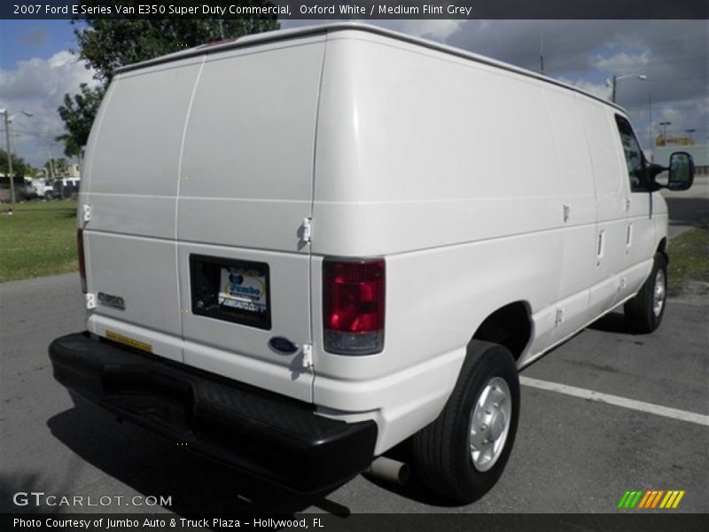 Oxford White / Medium Flint Grey 2007 Ford E Series Van E350 Super Duty Commercial