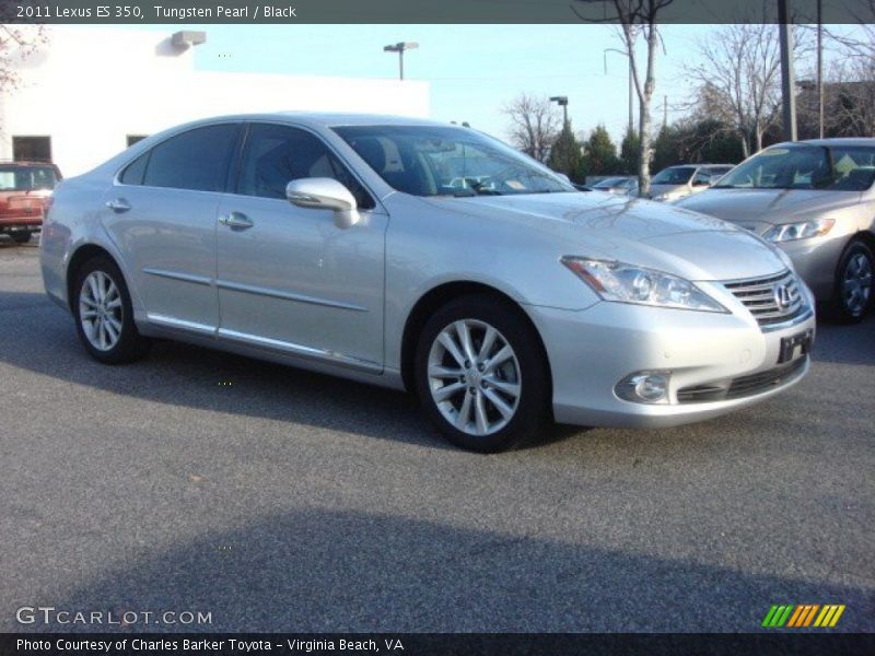 Tungsten Pearl / Black 2011 Lexus ES 350