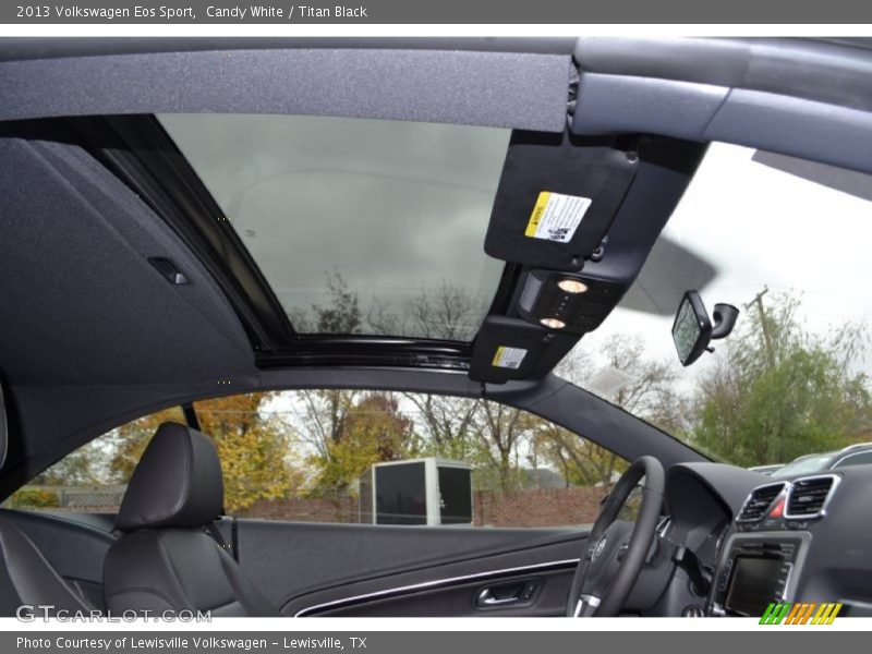 Sunroof of 2013 Eos Sport
