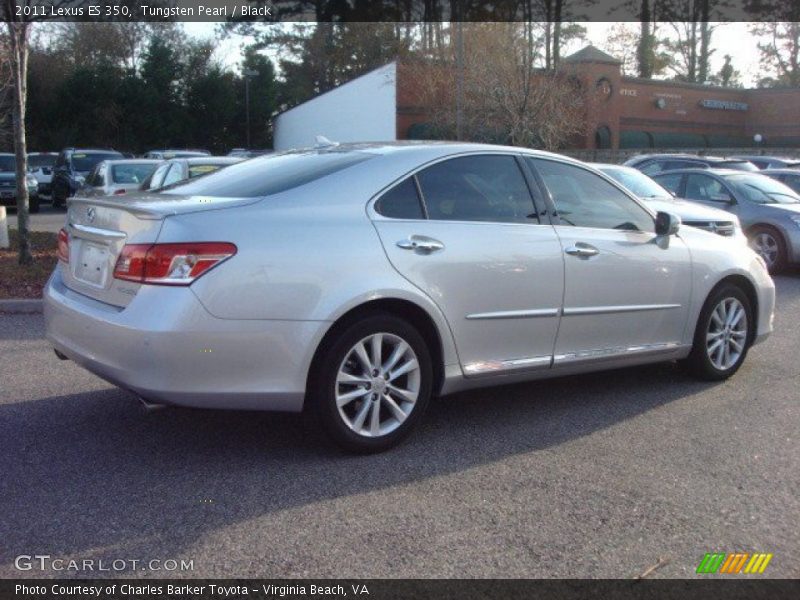 Tungsten Pearl / Black 2011 Lexus ES 350