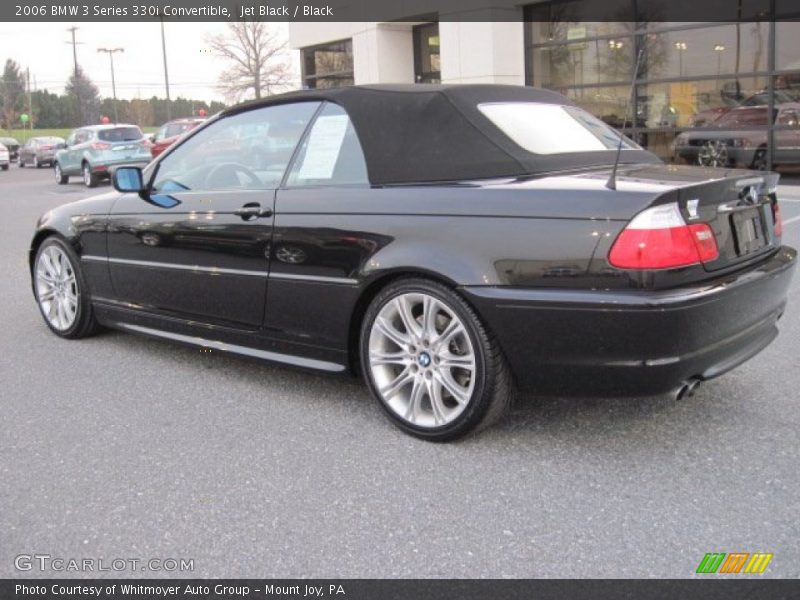 Jet Black / Black 2006 BMW 3 Series 330i Convertible