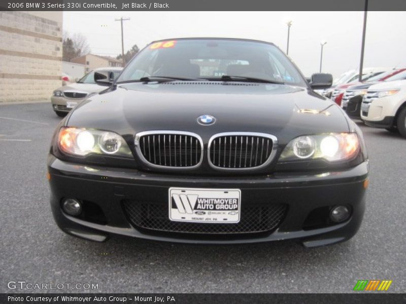 Jet Black / Black 2006 BMW 3 Series 330i Convertible