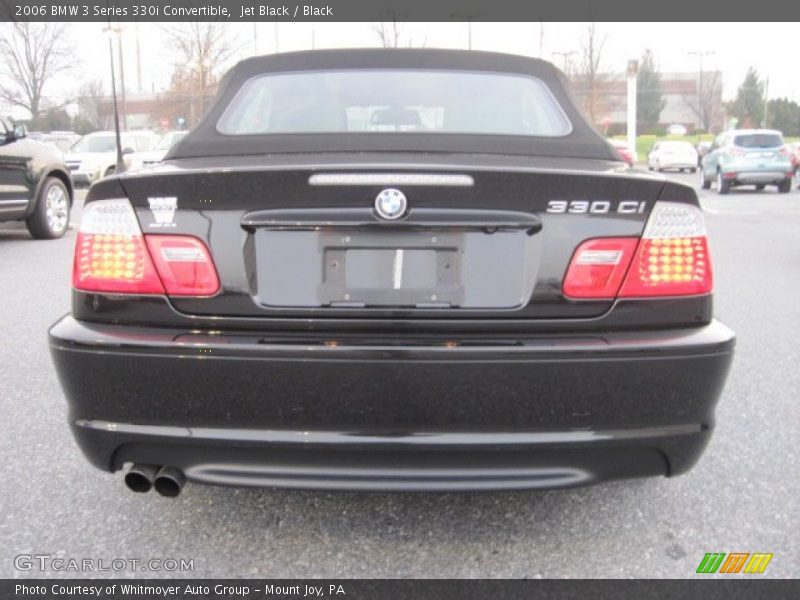 Jet Black / Black 2006 BMW 3 Series 330i Convertible