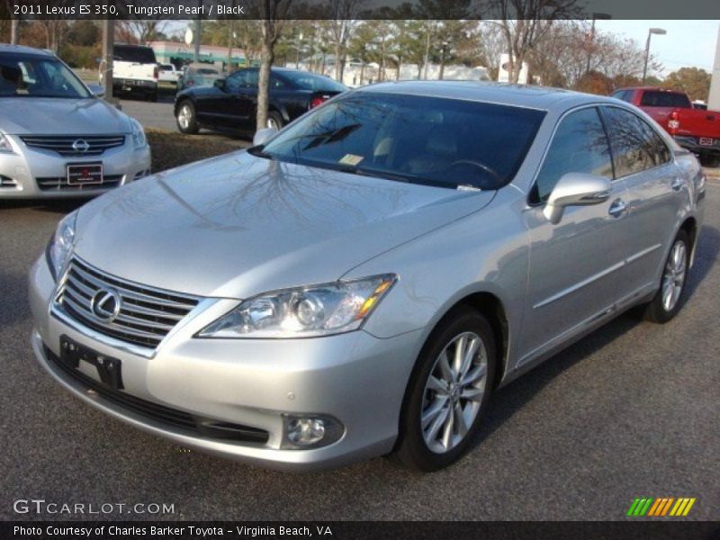 Tungsten Pearl / Black 2011 Lexus ES 350