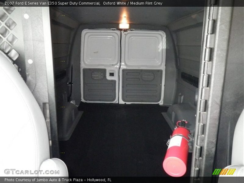 Oxford White / Medium Flint Grey 2007 Ford E Series Van E350 Super Duty Commercial