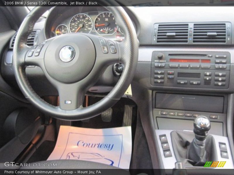 Jet Black / Black 2006 BMW 3 Series 330i Convertible