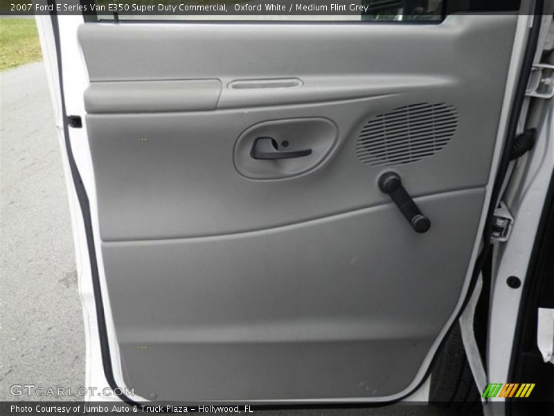 Oxford White / Medium Flint Grey 2007 Ford E Series Van E350 Super Duty Commercial
