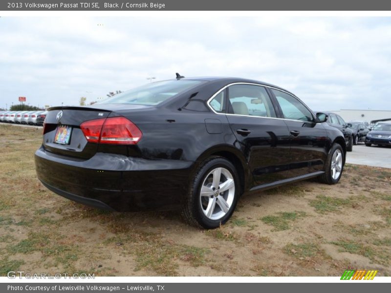 Black / Cornsilk Beige 2013 Volkswagen Passat TDI SE