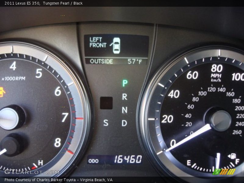 Tungsten Pearl / Black 2011 Lexus ES 350