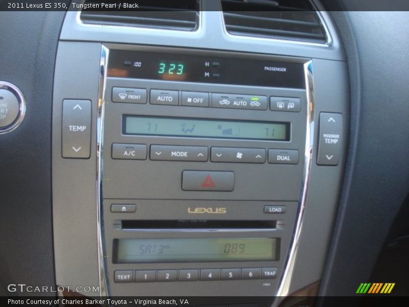 Tungsten Pearl / Black 2011 Lexus ES 350
