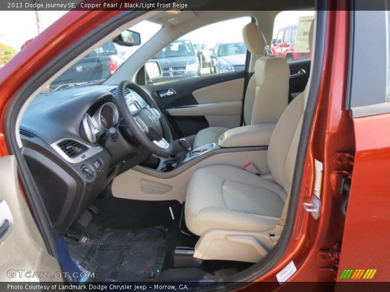 Copper Pearl / Black/Light Frost Beige 2013 Dodge Journey SE