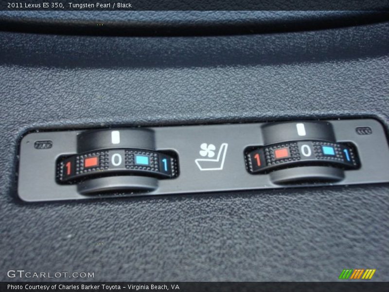 Tungsten Pearl / Black 2011 Lexus ES 350