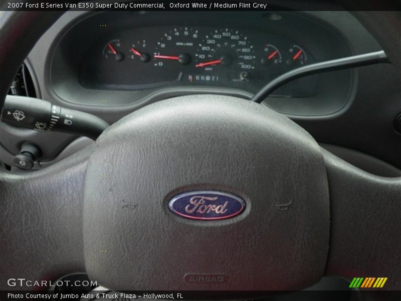 Oxford White / Medium Flint Grey 2007 Ford E Series Van E350 Super Duty Commercial