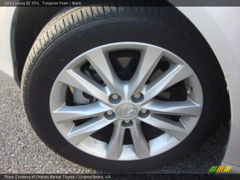 Tungsten Pearl / Black 2011 Lexus ES 350