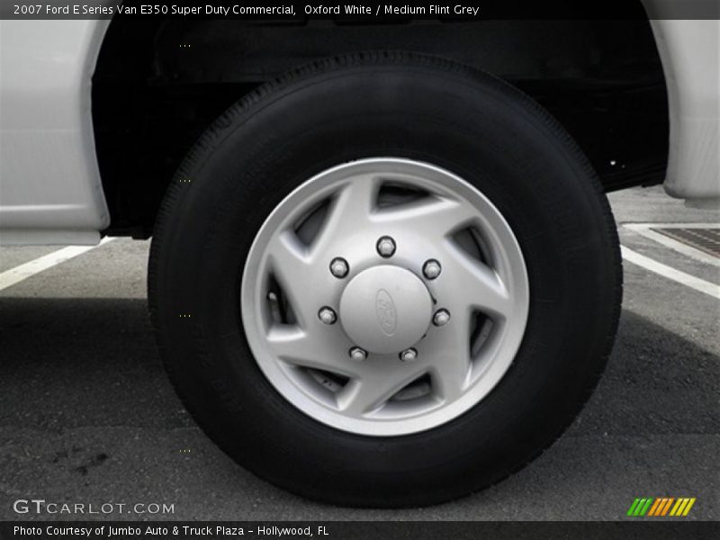 Oxford White / Medium Flint Grey 2007 Ford E Series Van E350 Super Duty Commercial
