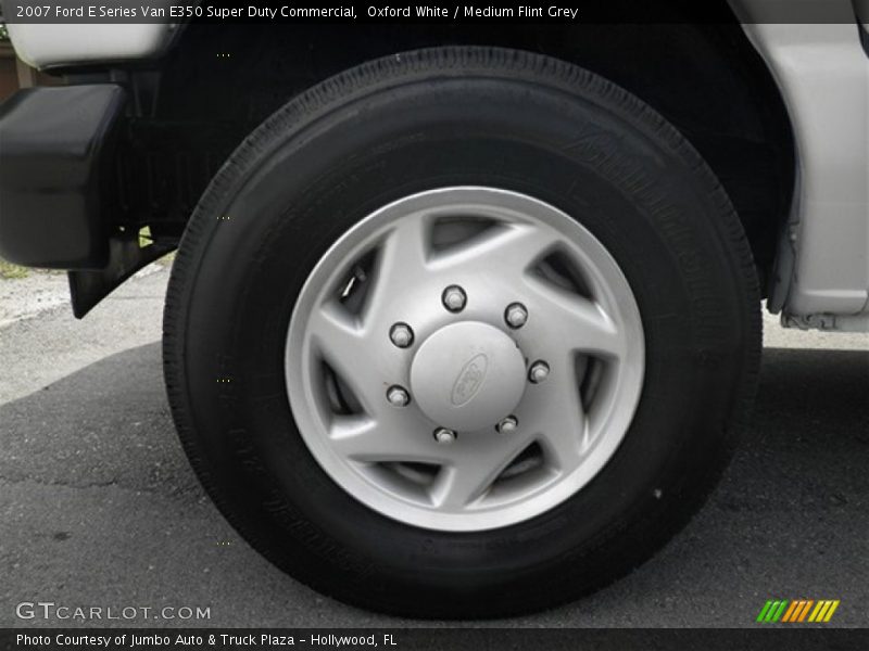 Oxford White / Medium Flint Grey 2007 Ford E Series Van E350 Super Duty Commercial