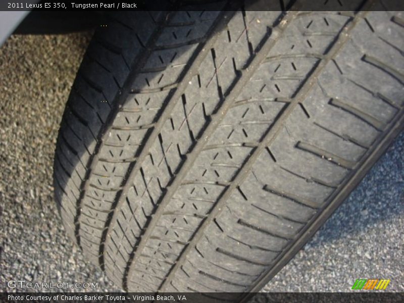 Tungsten Pearl / Black 2011 Lexus ES 350