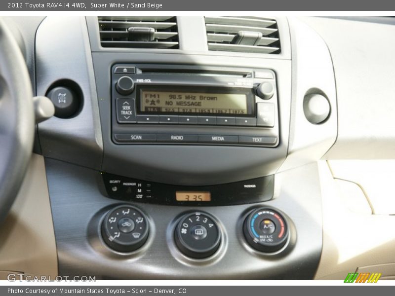 Super White / Sand Beige 2012 Toyota RAV4 I4 4WD