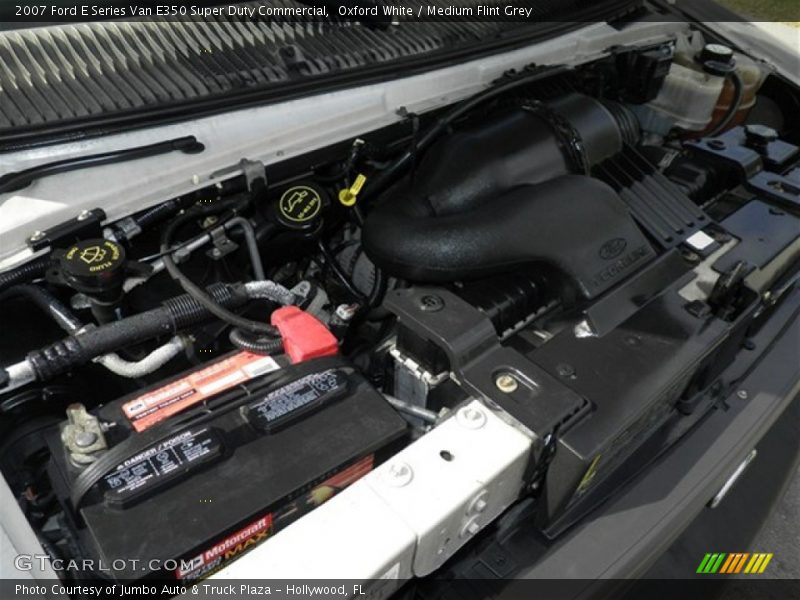 Oxford White / Medium Flint Grey 2007 Ford E Series Van E350 Super Duty Commercial