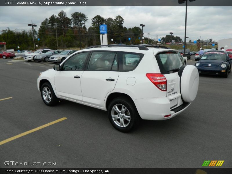 Super White / Sand Beige 2010 Toyota RAV4 I4